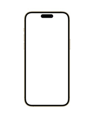 iSmartphone 14 Pro Max Gold Front View