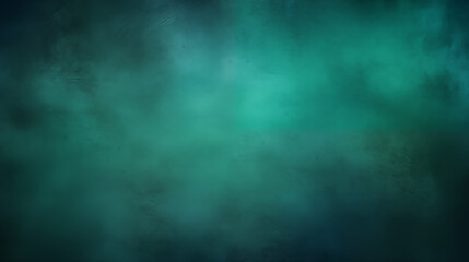 Arri&egrave;re-plan et fond de couleur vert fonc&eacute;. D&eacute;grad&eacute;, couleurs sombres. Mati&egrave;re, texture. Espace vide pour conception et cr&eacute;ation graphique