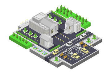 Isometric Theater Building