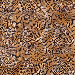 Seamless camouflage fabric texture. Abstract background and texture for design