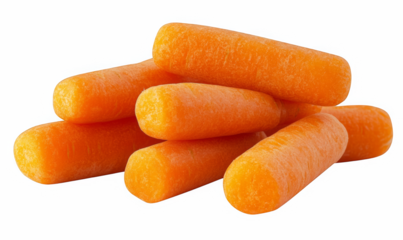 carrots isolated on white background