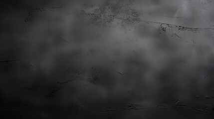 Fond d'un mur noir, texture ciment, béton. Ambiance sombre. Arrière-plan pour conception et création graphique.