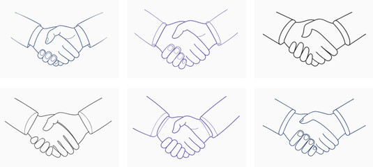 handshake silhouette illustration	