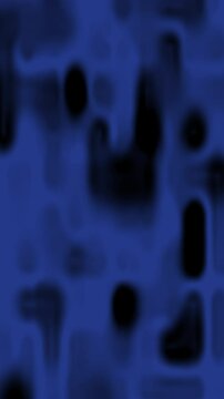 Unscharfer blauer Hintergrund mit schwarzen Formen, ideal f&uuml;r moderne Website- und Social-Media-Hintergr&uuml;nde, Poster, Buchcover und Grafikdesigns.