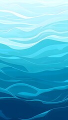 Abstract illustration of flowing layers of blue and white water