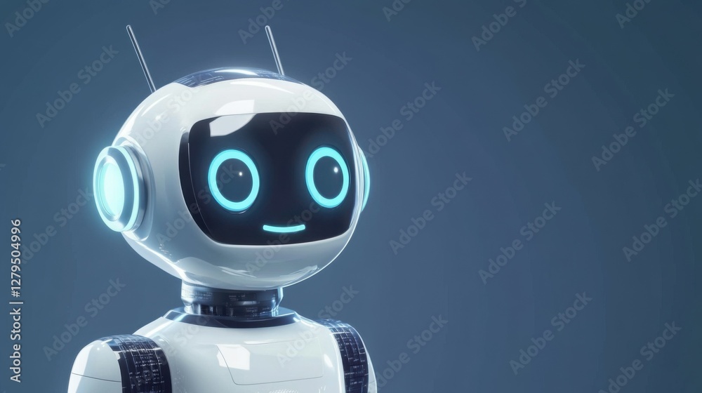 Poster chatbot conversation ai artificial intelligence technology online customer service.digital chatbot, 