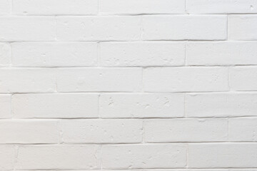 Naklejka premium white brick wall texture background 