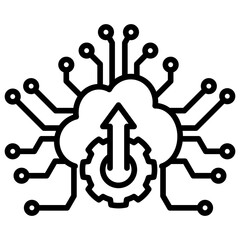Digital Transformation Icon