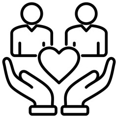 Obraz premium Employee Wellbeing Icon
