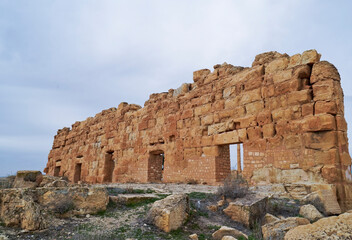 l'area archeologica dell'antico presidio militare romano di Ammaedara nei pressi della cittadina di...