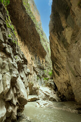 Saklikent National Park with canyon and river in Fethiye, Turkey. 