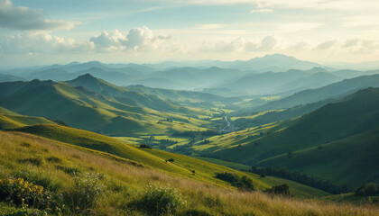 Fototapeta premium panorama of the mountains