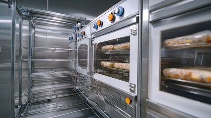 Fototapeta premium Industrial Food Processing Facility