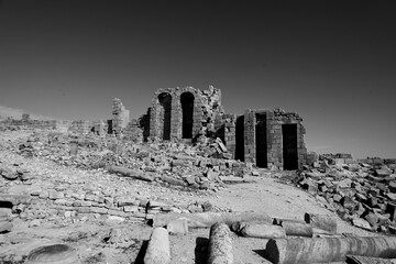 l'area archeologica dell'antico presidio militare romano di Ammaedara nei pressi della cittadina di...