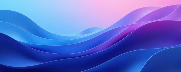Layered shades of blue and purple blending into one, color gradation, serene ambiance, blended hues