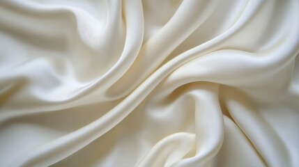 Fototapeta premium White silk fabric texture luxurious background