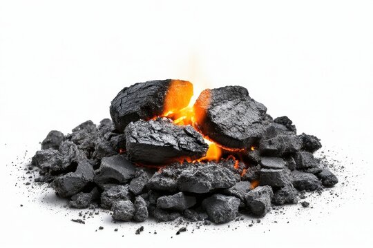 Isolated Fire Starter Tool Against a Dark Background with Vibrant Flames and Sparks