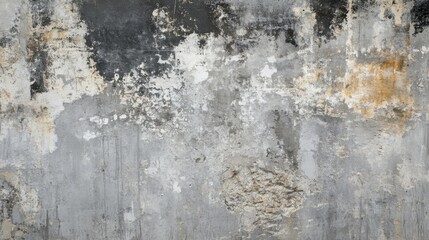 Obraz premium Old wall texture cement dirty gray with black background abstract grey and silver color design are light with white background.