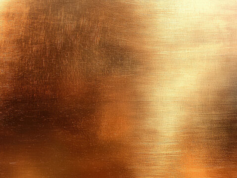 background banner Brushed copper texture with polished bronze finish, creating warm glow