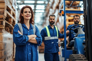 Two factory employees collaborate in an ink factory in Hexham, Northeastern England, guiding operations with clear communication and teamwork