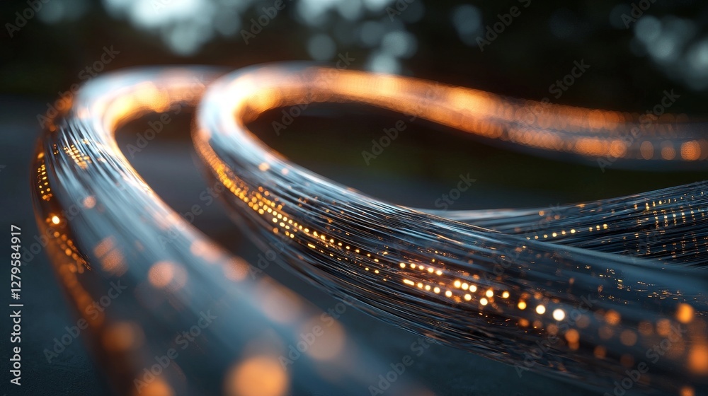 Poster the internet is based on technology, utilizing data channels through cables to create a cyber networ