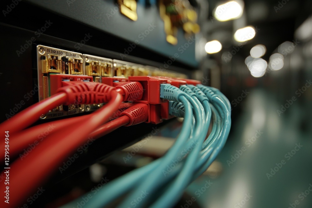 Poster information technology is comprised of computer networks and telecommunications via ether
