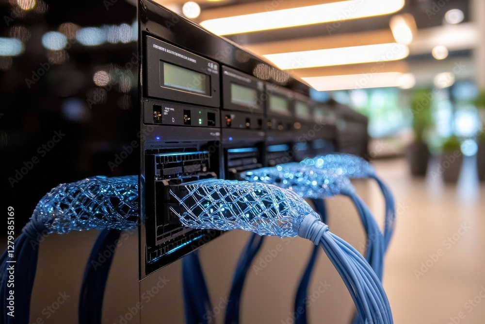 Poster computer and information network system technology is facilitated by network switches and ethernet c