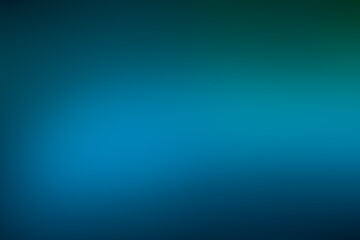 abstract background, horizontal luxurious emerald green blue gradient blend, highlighted center, darker frames, copy space