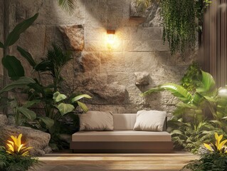 Obraz premium Watercolor Painted Set of Natural Clay Flower Pots, Decorative Clipart