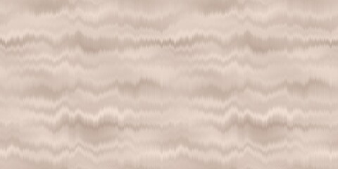 Soft brown space dyed washed border seamless pattern. Mocha tan effect washed wavy degraded design for banners, fashion ribbon trim and edge designs. Mottled textured and calm.