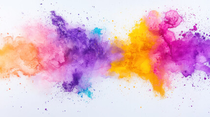 Vibrant abstract watercolor art featuring plant based colors for creative decor