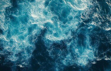 A twirling blue water vortex produces an enchanting pattern