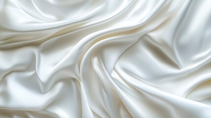 Obraz premium Ethereal Elegance of Silk Fabric - High-Key Texture for Design