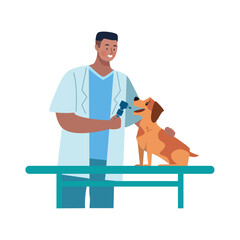 Pet dental treatment icon