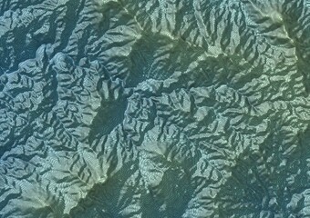 Curvas de nivel, mapa topográfico. Terreno topográfico