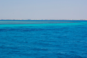 Obraz premium beautiful view of red sea in hurgada , Egypt
