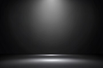 Abstract gradient soft black studio background for product presentation. 