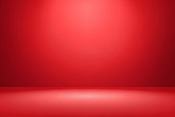 Fototapeta premium Abstract gradient soft red studio background for product presentation. 