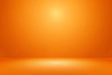 Abstract gradient soft orange studio background for product presentation. 