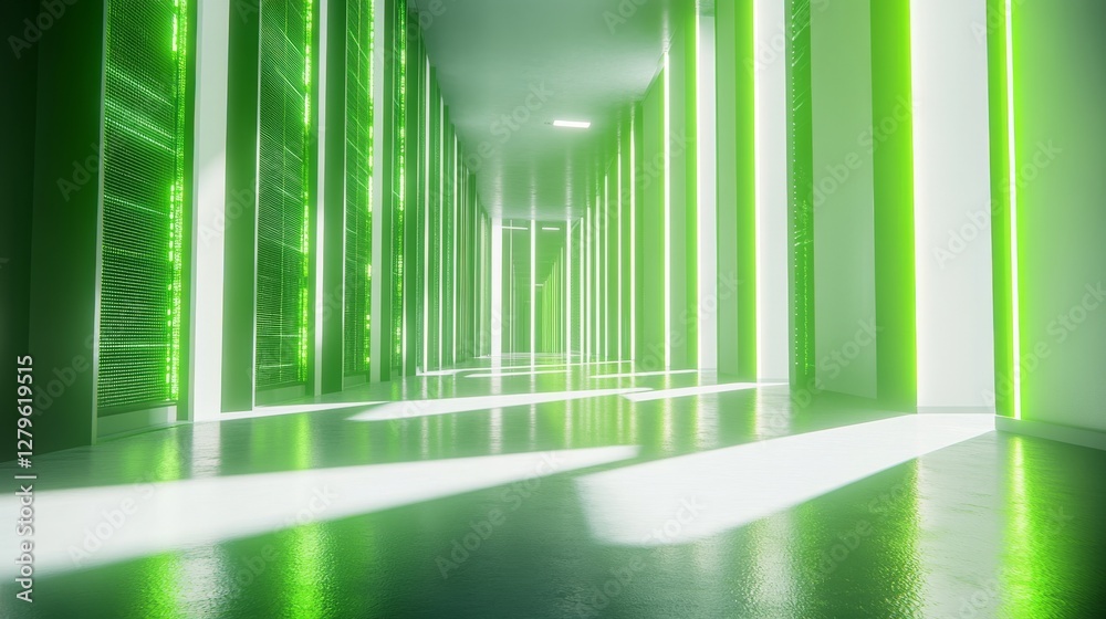 Poster combining environmentally friendly data centers with sustainable computing techniques in the tech se