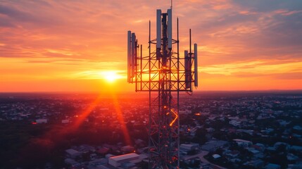 The communication network in telecommunication, including towers, aims for smooth connectivity between devices and platforms