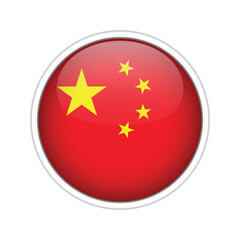 China Flag Sphere Vector