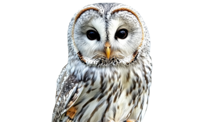 Owl perched, observing its surroundings