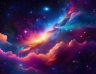 Obraz premium abstract background with stars