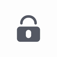 safety lock icon sign vector