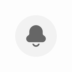 bell ring notify icon sign vector