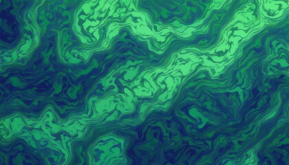 abstract emerald background - blue green liquid pattern