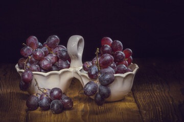 still life with grapes