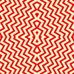 Optical ornament. Seamless pattern. Geometrical backdrop. Op art background. Geometric wallpaper. Modern motif. Digital paper. Linear textile print. Web design. Abstract image. Vector work.