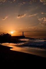 Fototapeta premium sunset on the beach